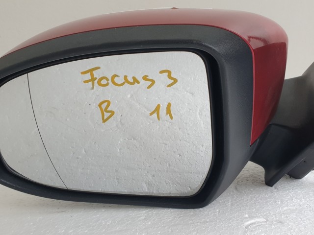 512004 Ford Focus 3, 2012, Bal Visszapillantó Tükör, 8 Vezeték, E9024550, Indexes 