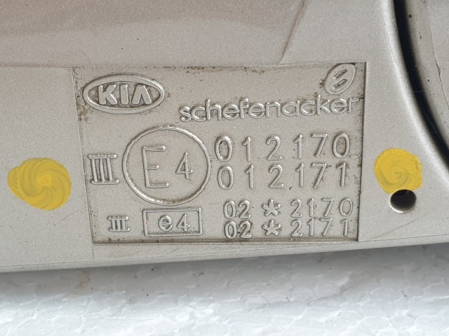 512016 Kia Carnival 2005, Jobb Visszapillantó Tükör, 7 Tüsi, 012170.
