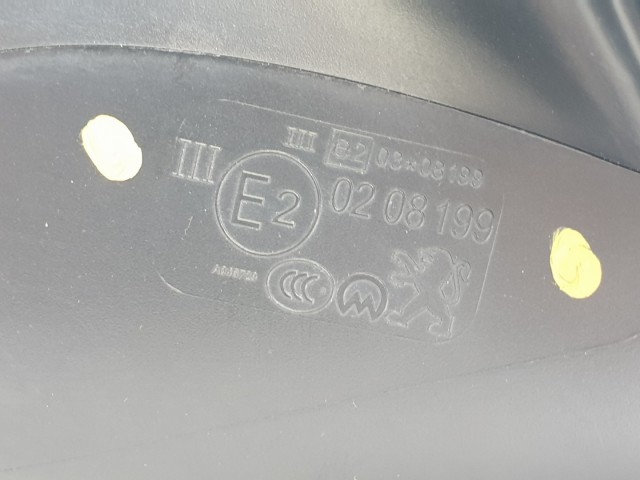512023 Peugeot 3008, 2013, Bal Visszapillantó Tükör, 6  Vezeték, 0208199.