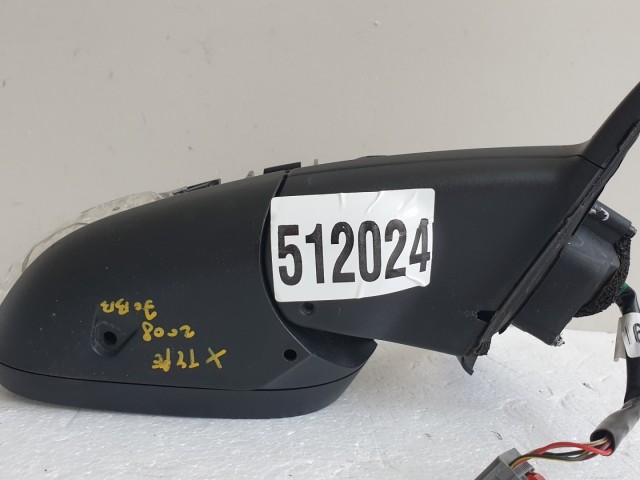 512024 Jaguar X Type 2008, Jobb Visszapillantó Tükör, 5 Vezeték, 3308-010, Indexes