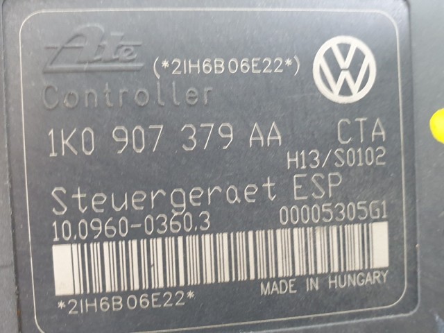 511561 VW Touran 2008, ABS Kocka, 1K0614517T.