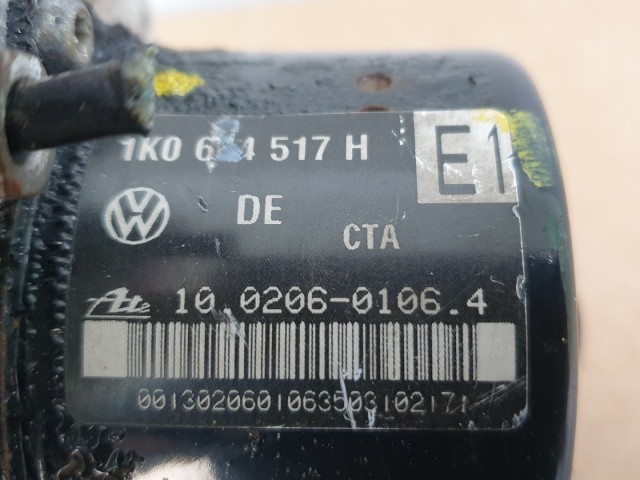 511563 VW Golf 5, 2005, ABS Kocka, 1K0614517H.