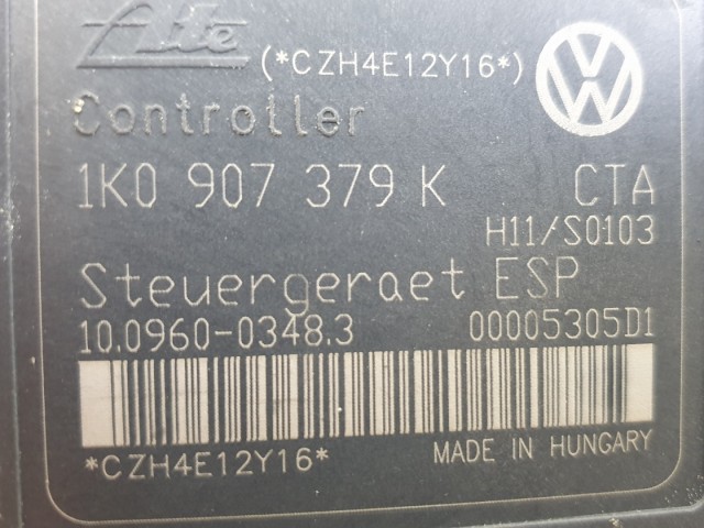 511564 VW Golf 5, 2006, ABS Kocka, 1K0614517H.