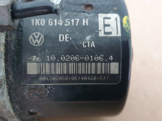 511564 VW Golf 5, 2006, ABS Kocka, 1K0614517H.