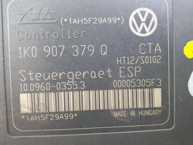 511565 VW Golf 5, 2005, ABS Kocka, 1K0614517M.