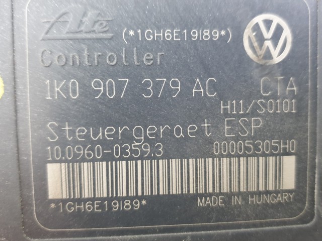 511580 VW Golf 5, 2006, ABS Kocka, 1K0614518.