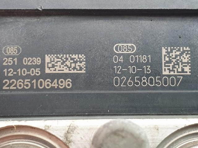 511609 Fiat Panda 2013, ABS Kocka, 51932761, 0265805007.