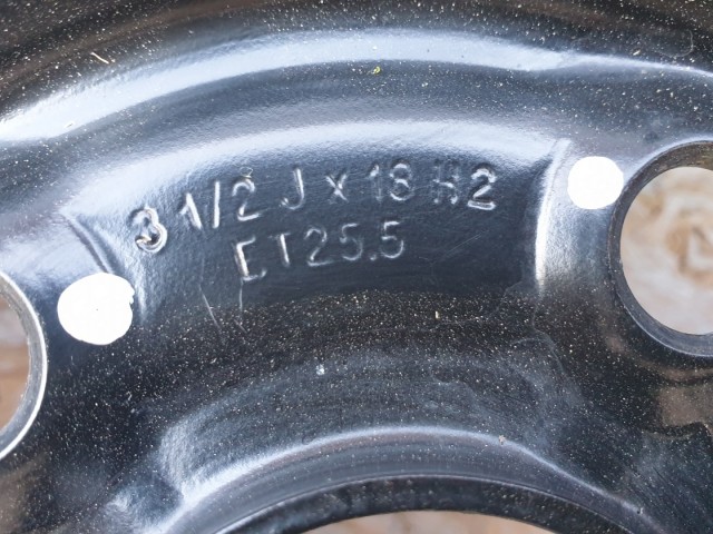 511674 Audi A4, 2008, Pótkerék, Mankókerék, 5X112X18