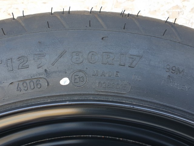 511682 Audi A6, 2006, Pótkerék, Mankókerék. 5X112X17, Agy: 57,1.