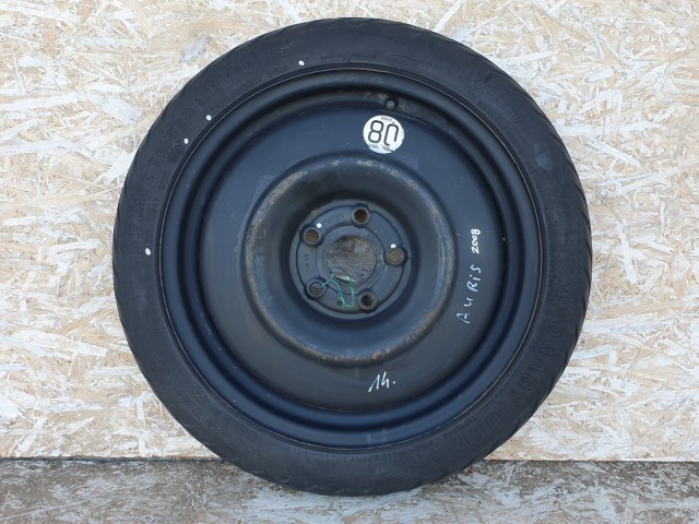 511685 Toyota Auris 2008, Pótkerék, Mankókerék, 5X114.3X17, Agy: 60,1.