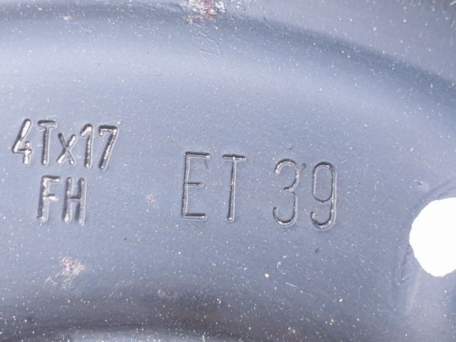 511685 Toyota Auris 2008, Pótkerék, Mankókerék, 5X114.3X17, Agy: 60,1.