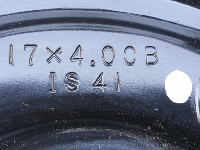 511687 Opel Insignia 2009, Pótkerék, Mankókerék, 5X120X17, Agy: 67,1.