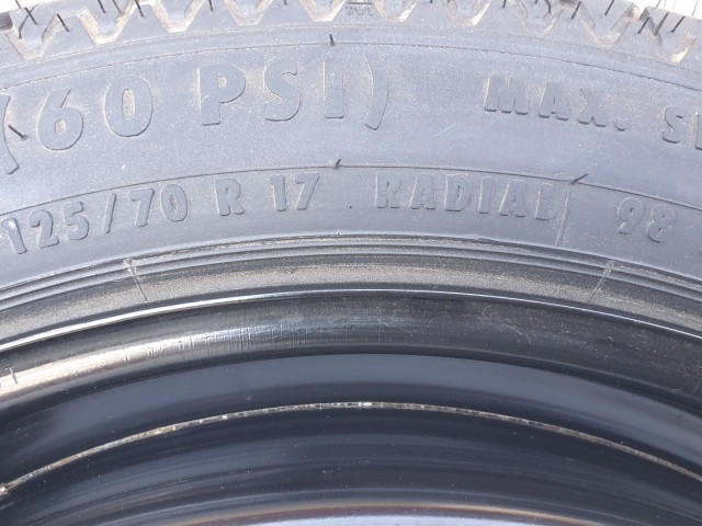 511687 Opel Insignia 2009, Pótkerék, Mankókerék, 5X120X17, Agy: 67,1.