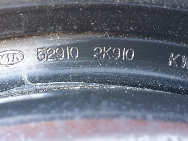 511867 Kia Soul 2011, Mankókerék, 5X114,3X16, Agy: 67,1. Pótkerék.