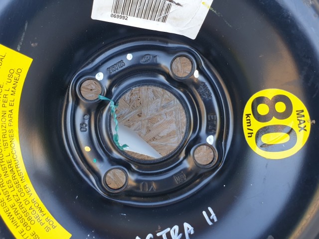 511881 Opel Astra H, 2004, Mankókerék, 4X100X16, Agy: 56,6. Corsa C, D.