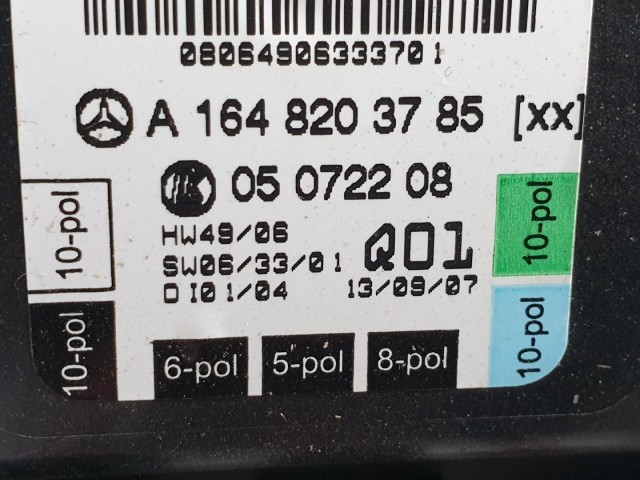 511715 Mercedes R. 2007, Bal Első Ablakemelő Szerkezet Kompletten.