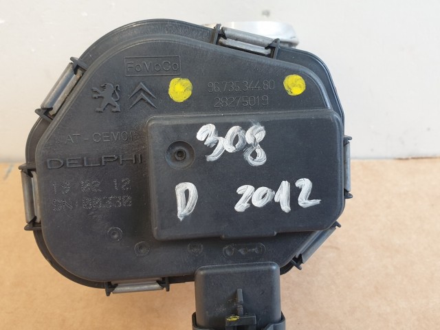 511932 Peugeot 308, Diesel Fojtószelep, 9673534480.