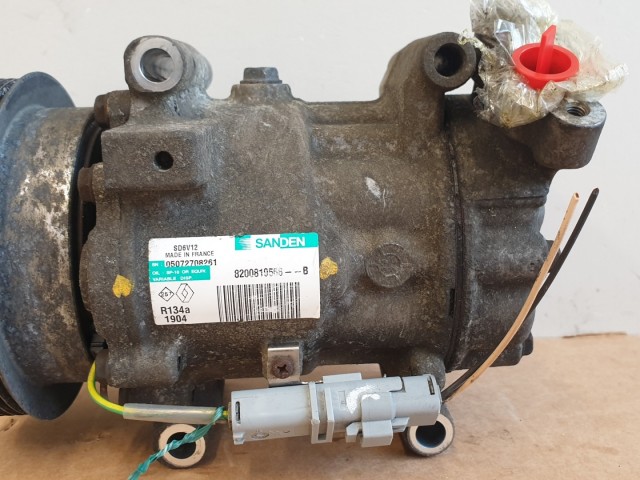 511940 Renault Clio 3, 2012, Klímakompresszor, Sanden 7 PK, 8200819568B.