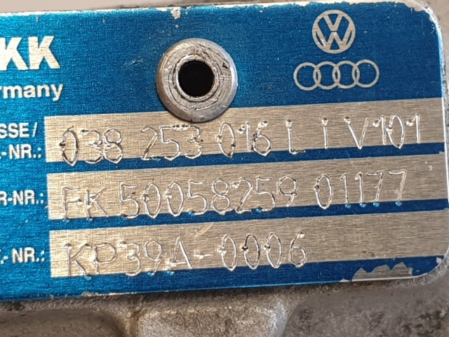 511944  Vw Gplf 4, Audi A3, 2003, 1.9 PD, Turbó, 038253016L, 