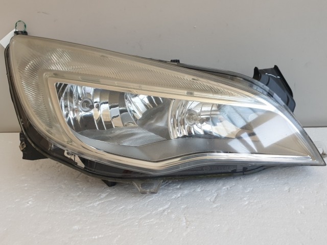 512075 Opel Astra J, 2012, Jobb Első Fényszóró, Lámpa, 13253657.