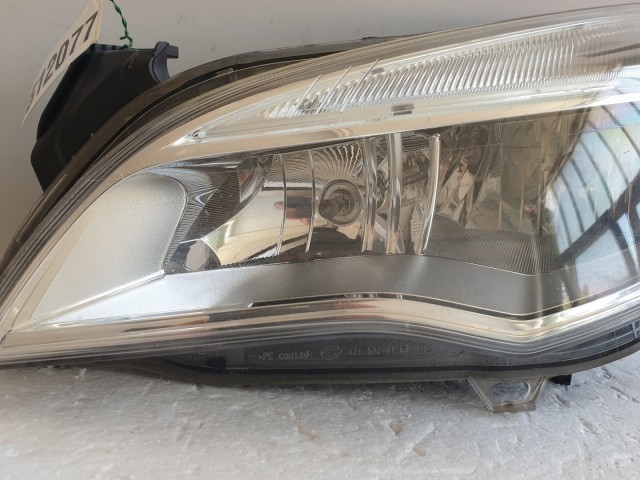512077 Opel Astra J, 2011, Bal Első Fényszóró, Lámpa, 13253656.