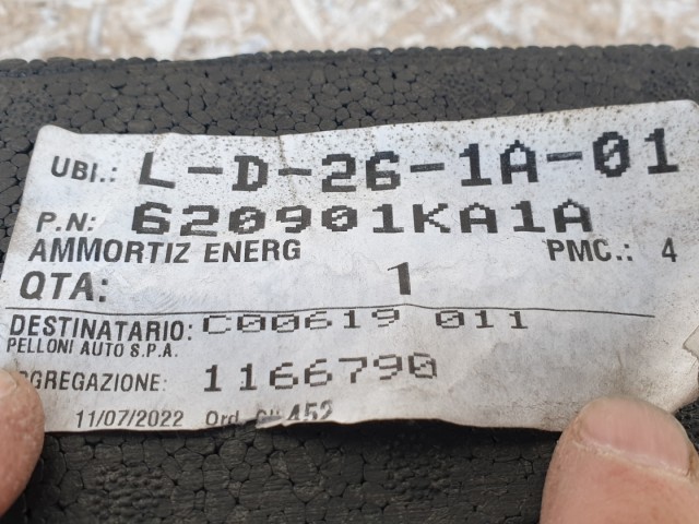 512254 Nissan Juke 2013, Ködlámpás Első Lökhárító,  620221KA6H.