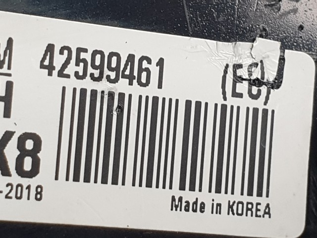 512277 Opel Mokka X, 2018, Bal Hátsó Lámpa, 42599461.