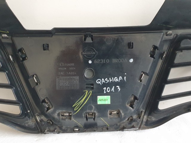 512293 Nissan Qashqai 2013, Hűtőrács, Díszrács, Hűtőrács, 62310BR00A.