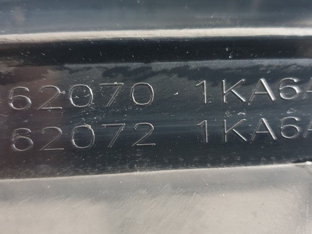 512294 Nissan Juke, 2013, Hűtőrács, Díszrács, Hűtőmaszk, 620701KA6A.