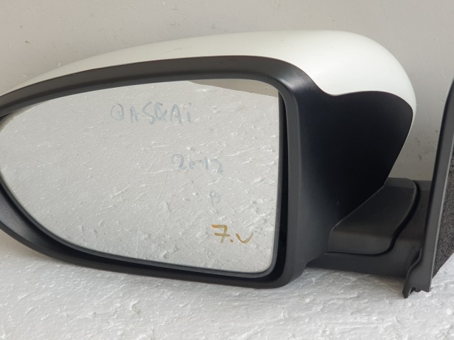 512302 Nissan Qashqai, 2013, Bal Visszapillantó Tükör, 7 Vezeték, E11026202