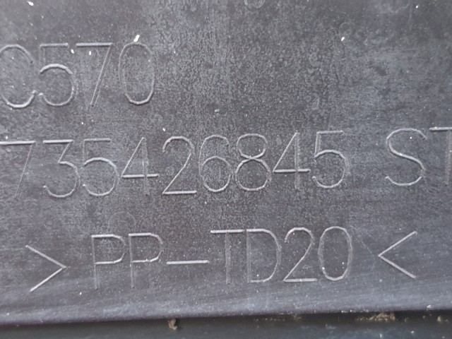 512409 Fiat Bravo 2, 2009, Radaros Hátsó Lökhárító, 735426845. Kompletten.