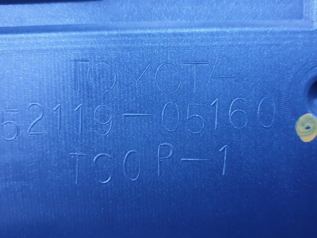 512413 Toyota Avensis T25, 2005, Ködlámpás Első Lökhárító, 52119-05160.