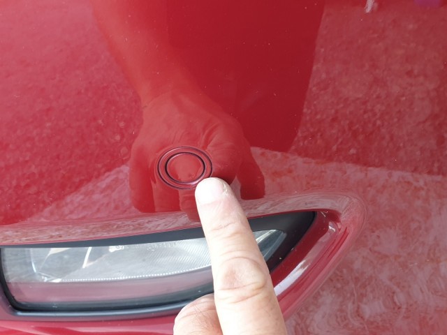 512415 Fiat Bravo 2, 2008, Ködlámpás Radaros Első Lökhárító, 735414394.