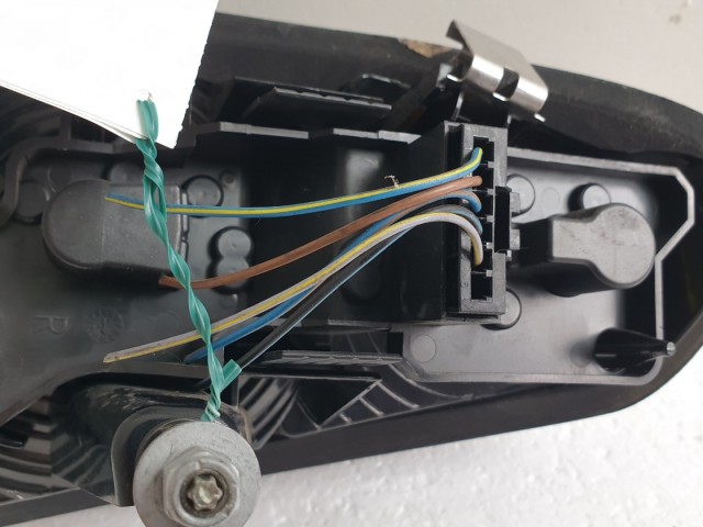 512160 Mini Cooper, R50, R53, 2005, Jobb Hátsó Lámpa, Tolatólámpás.