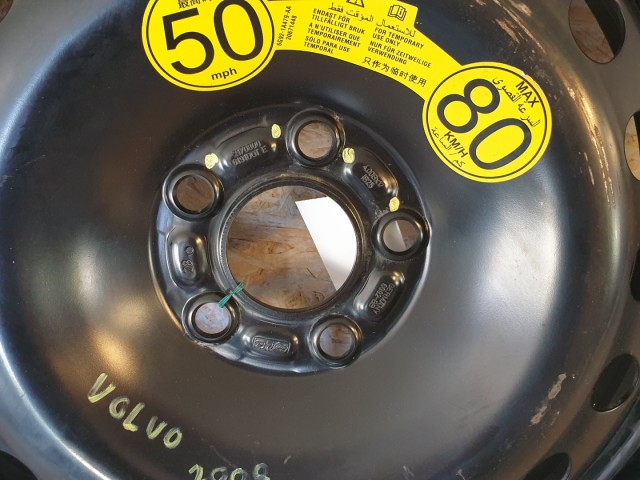 511071 Volvo S80, 2008, Mankókerék, Pótkerék, 5X108X17, Agy: 63,4.