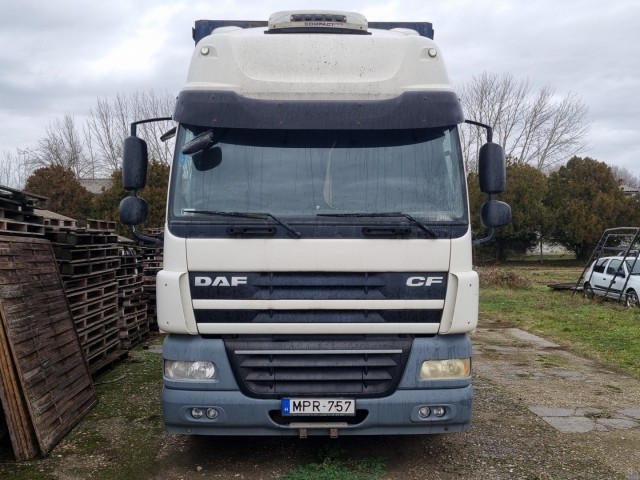  DAF CF 85, 360, 2013, Ponyvás 18 T, Tehergépkocsi, Póttal, Rolós, Függönyös.