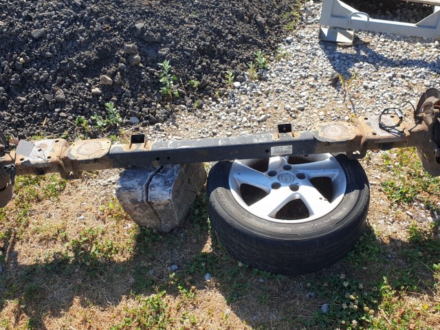 509537 Renault Master 2.3, 2014, Hátsó Híd, Kompletten, 555010463R. Platós.