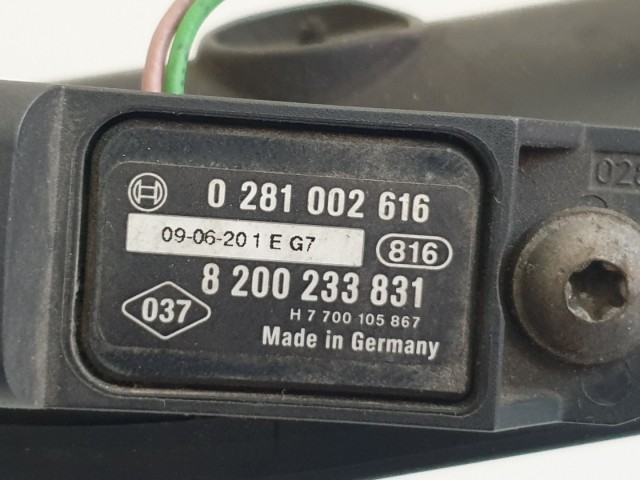 504287 Renault Clio 3, 1.2. Turbós Levegő Cső, Turbócső, 8200828342.