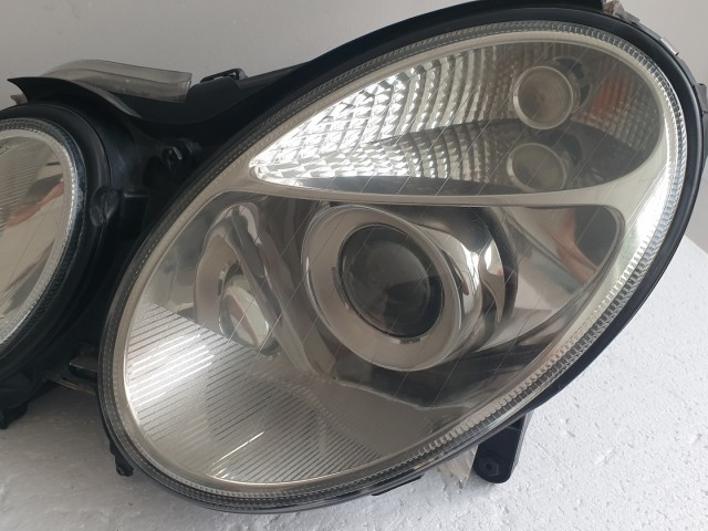 512566 Mercedes E, W211, 2004, Bal Első Xenon Lámpa, Fényszóró, 154359-01.