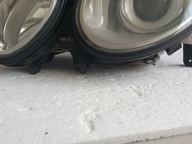 512566 Mercedes E, W211, 2004, Bal Első Xenon Lámpa, Fényszóró, 154359-01.