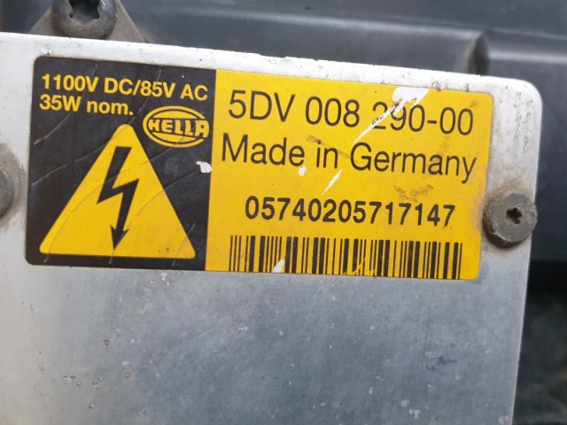 512566 Mercedes E, W211, 2004, Bal Első Xenon Lámpa, Fényszóró, 154359-01.