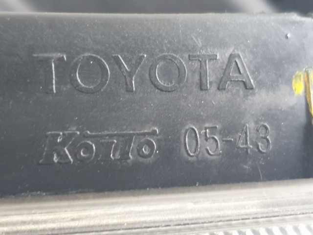 512570 Toyota Avensis T25, 2005, Projektoros Jobb Fényszóró, Lámpa.