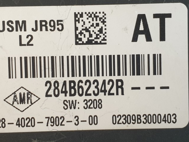 512571 Renault Megane 3, Biztosíték Tábla, 284B62342R. USM. 