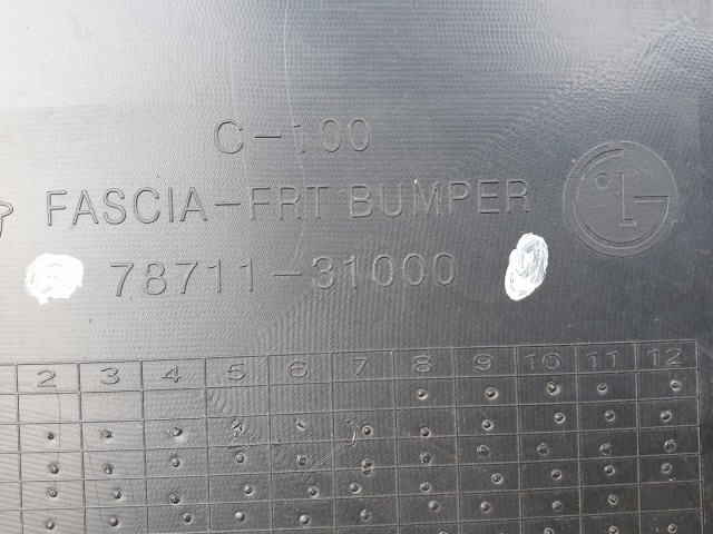 512586 Ssangyong Actyon 2006, Ködlámpás Első Lökhárító, 7871131000.