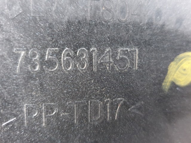 512588 Fiat Tipo 2018, Első Lökhárító, 735631451.