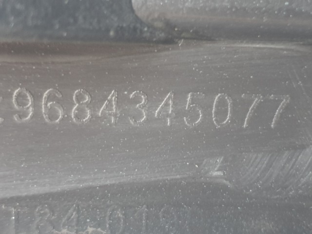 512589 Peugeot 3008, 2011, Ködlámpás Első Lökhárító, 9684345077.