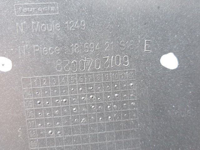 512593 Renault Clio 3, 2008, Ködlámpás Lökhárító, 185 ös, 8200402106.