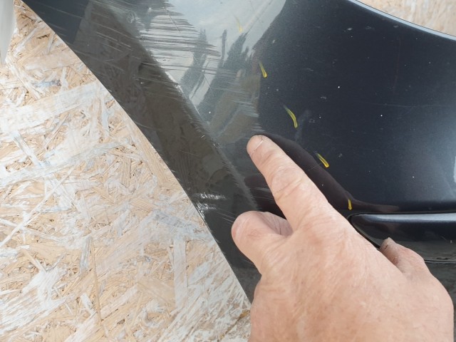 512595 Bmw 1, E87, 2006, Ködlámpás Első Lökhárító, 7132194-05.