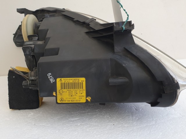 512609 Mercedes A 169, 2006, Bal Projektoros Lámpa, Fényszóró, A1698200561.