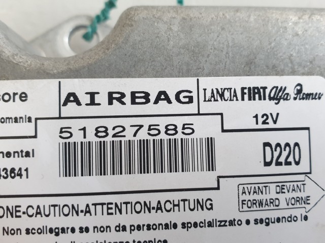 512460 Fiat Bravo 2, 2008, Légzsák Indító Elektronika, 5WK43641.